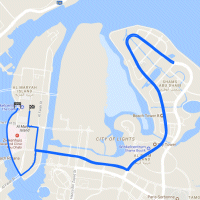 Abu Dhabi Tour 2018 stage 4: Route