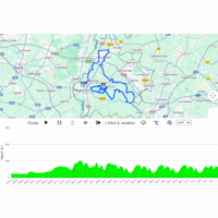Amstel Gold Race Ladies Edition 2025: interactive map