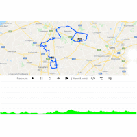 Benelux Tour 2021: interactive map stage 4