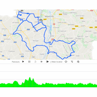 Benelux Tour 2021: interactive map stage 5
