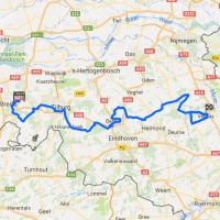 BinckBank Tour 2017: Route 1st stage - source: binckbanktour.nl