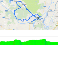 BinckBank Tour 2017: Route and profile final lap 4th stage - source: binckbanktour.nl