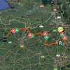 BinckBank Tour 2018 Route 3rd stage with details - source: www.sport.be