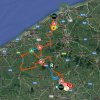 BinckBank Tour 2018 Route 4th stage with details - source: www.sport.be