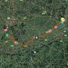 BinckBank Tour 2018 Route 5th stage with details - source: www.sport.be
