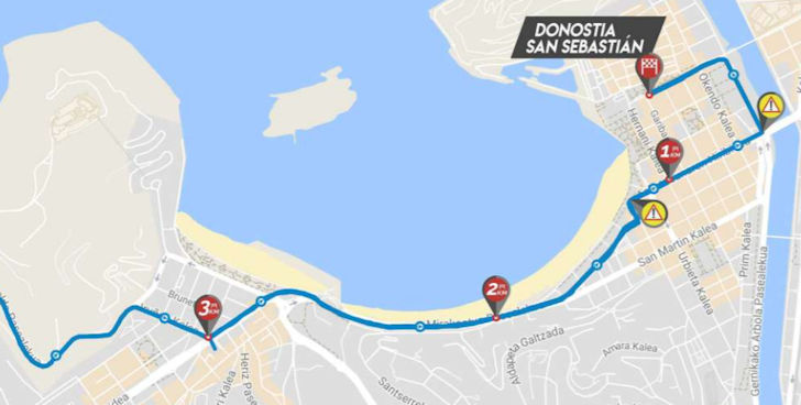 Clásica de San Sebastián 2022: Route