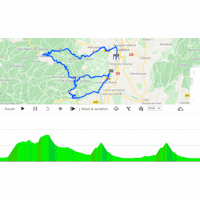 Critérium du Dauphiné 2022 stage 1: interactive map