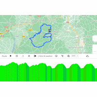 Critérium du Dauphiné 2023, stage 1: interactive map