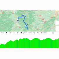 Critérium du Dauphiné 2023, stage 2: interactive map