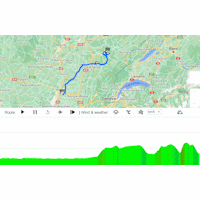 Critérium du Dauphiné 2023, stage 5: interactive map
