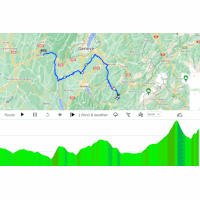 Critérium du Dauphiné 2023, stage 6: interactive map