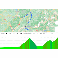 Critérium du Dauphiné 2023, stage 7: interactive map