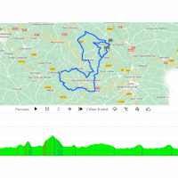 Critérium du Dauphiné 2024, stage 1: interactive map