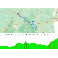 Critérium du Dauphiné 2024, stage 2: interactive map