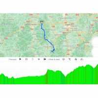 Critérium du Dauphiné 2024, stage 3: interactive map