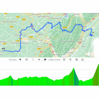 Critérium du Dauphiné 2024, stage 6: interactive map