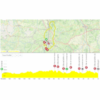 Critérium du Dauphiné 2025, stage 1: interactive map