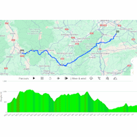 Critérium du Dauphiné 2025, stage 3: interactive map
