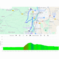 Critérium du Dauphiné 2025, stage 4: interactive map