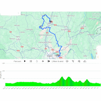 Critérium du Dauphiné 2025, stage 5: interactive map