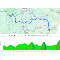 Critérium du Dauphiné 2025, stage 6: interactive map