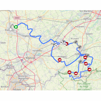 Dwars door Vlaanderen 2026: route tracker