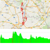 Eneco Tour 2016: Route and profile Final 65 kilometres - source: www.sport.be