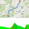 Giro 2016: Route and profile 16th stage