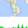 Giro d’Italia 2016 Route stage 4: Catanzaro – Praia a Mare