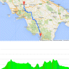 Giro 2016: Route and profile 5th stage (without final lap)