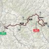 Giro 2017 Route 11th stage: Firenze - Bagno di Romagna - source: giroditalia.it