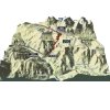 Giro 2017 stage 18: Climb details Passo Valparola in 3d- source: giroditalia.it