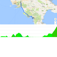 Giro 2018 Route Stage 8: Praia a Mare – Montevergine di Mercogliano