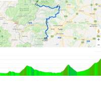 Giro d'Italia 2019 stage 13: interactive map