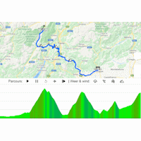 Giro d'Italia 2020: interactive map stage 16