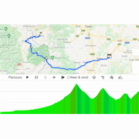 Giro d'Italia 2020: interactieve kaart etappe 20