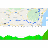 Giro d'Italia 2020: interactive map 3rd stage