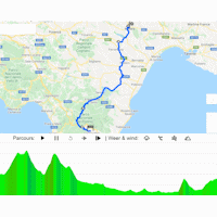 Giro d'Italia 2020: interactive map stage 6