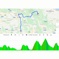 Giro d'Italia 2021: interactive map stage 12