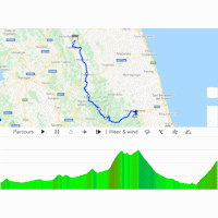 Giro d'Italia 2021: interactive map stage 6