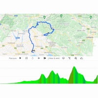 Giro d'Italia 2022 stage 19: interactive map