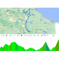 Giro d'Italia 2022 stage 9: interactive map
