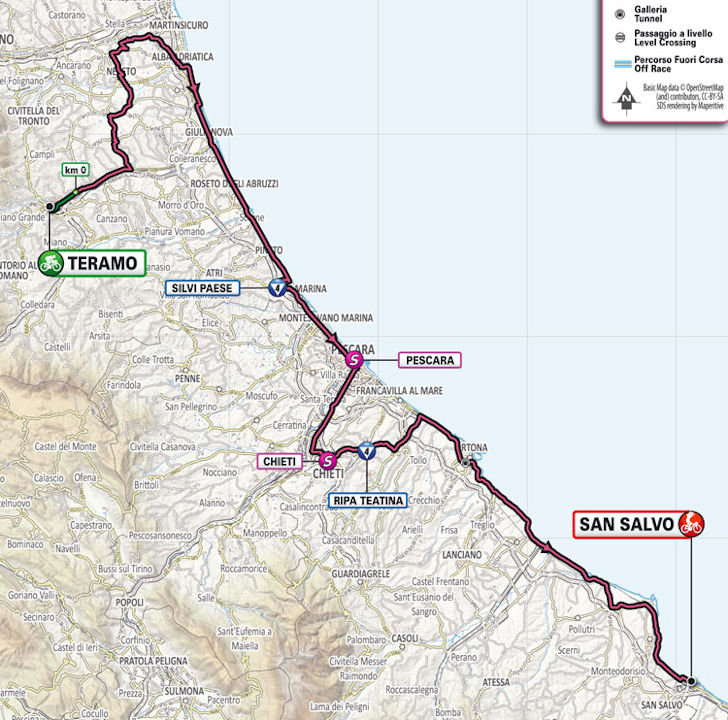 Giro 2023 Milan new leader points competition