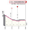 Giro d'Italia 2023, stage 8: profile finish - source: www.giroditalia.it
