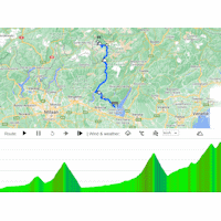 Giro d'Italia 2024, stage 15: interactive map