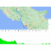 Giro d'Italia 2024, stage 9: interactive map