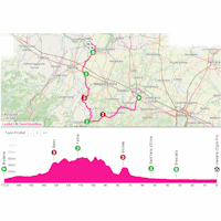 Giro d'Italia 2025, stage 12: interactive map