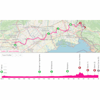 Giro d'Italia 2025, stage 14: interactive map
