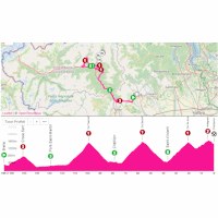 Giro d'Italia 2025, stage 19: interactive map