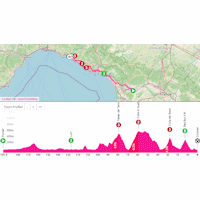 Giro d'Italia 2026, stage 11: interactive map